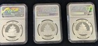 2019  g   s   y  10y-30g-fr-chinese Silver Panda 3 Coin Set Ngc Ms70 Tong Fang