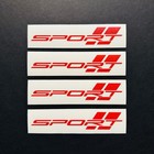  set Of 4  Sport Hash Style Car Rims Wheel Racing Sticker Decals - Many Colors  