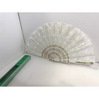 Vintage Folding Hand Fans Lot Of 7 Lace Souvenir Hand Painted Carved With Boxes