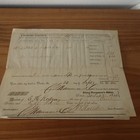 1841 And 1843 Antique Tax Bill E H Rodgers Vintage Paper Product