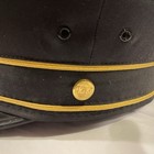 Vintage The Milwaukee Road Conductor Hat With Enameled Badge And Cmstp p Buttons
