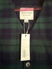 Janie And Jack Christmas Holiday Boys Green Navy Blue Tartan Plaid Vest Size 10