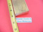 1  X 2  C360 Brass Flat Bar 4  Long Solid 1 00  Plate Mill Stock H02