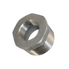 Npt Stainless Steel 1-1 4  Male To 3 4  Female Hex Reducer Bushing Pipe Adapter
