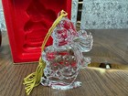 Gorham Christmas Tree Ornament  Crystal Glass Snowman New In Box 4  Germany