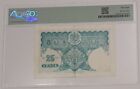 1940 Malaya british Administration Kg Vi 25 Cents  Sn  D215854 Pmg 58 Banknote