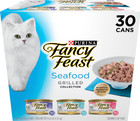  2 Pack  Fancy Feast Adult Grilled Seafood In Gravy Wet Cat Food  3-oz  30 Cans