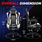 Ergonomic Gaming Chair High-back Office Chair W lumbar Support