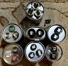 Lot Of 7 Appliance Capacitors - Motor Run Capacitors  A c Cap  Hv Cap Untested