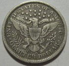   1896-o F vf Barber Quarter  Hard To Find Better Grade  Free Shipping