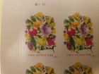 Two Ounce 2oz Forever Stamps Wedding Blooms  sheet Of 20  Mnh