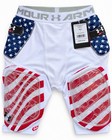 Under Armour Pro 5-pad Padded Girdle Adult Large American Flag