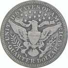 1909 Barber Quarter Average Circ