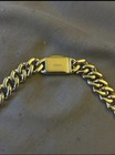 Solid Silver 925 And Moissanite Cuban Link Chain Necklace Men s Jewelry 24  Box