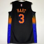Josh Hart  3 New York Knicks Stitched Basketball Jersey Black S-2xl