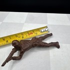 Vintage Toy Army Man Hard Plastic Brown Probe Rifle Barclays Marx 1950s-60s 3 