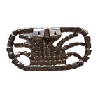 Vintage Art Deco Rhinestone Shoe Clip Single Bridal Wedding Sparkly Crystal