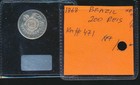 Brazil - 1868 Silver - 200 Reis - Xf -  4705