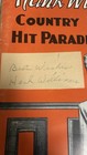 Hank Williams Sr  Autograph On Vintage Country Hit Parade