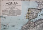 Stielers Hand Atlas  World Map Plate Page No 66 Northwestern Africa 1888 Vintage