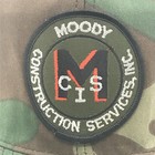 Moody Construction Services Inc Snapback Mesh Camo Patch Trucker Hat Cap Usa