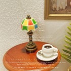 Dollhouse Miniature 1 12 Scale Retro Table Lamp Light Vintage Victoria
