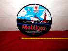 Vintage Mobil Mobilgas Marine Products 12  Metal Socony Vacuum Gasoline Oil Sign