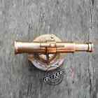 Vintage Solid Brass Theodolite Survey Alidade   Telescope Compass Instrumen