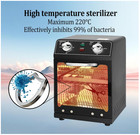 High Temperature Dry Heat Tool Box Double Layer Timer 428f Nail Salon Equipment