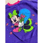 Vintage Disney Minnie Mouse Purple Sweatshirt Kids Graphic Pullover 90s Y2k 4t