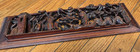 Chinese Asian Wood Highly Carved Wood Panel Antique Vintage Ooak Collectible Art
