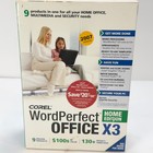 Corel Wordperfect Office X3 Home Edition 2007 Windows Pc Software Complete Box
