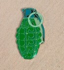 Vintage Green Hand Grenade Jacket Lapel Pin Military