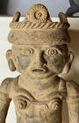 Pre-columbian Pottery Large Figural Statue Sculpture Mayan Incan 16 75 