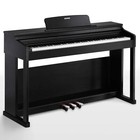 Donner Ddp-100 88-key Weighted Digital Piano With Stand Triple Pedals   Black
