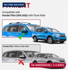 300lbs Low-noise Roof Rack Cross Bars Compatible With Honda Pilot 2016-2022
