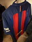 Nike Fc Barcelona 2017 2017 Home Jersey Men s Size Medium