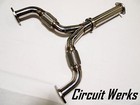 Circuit Werks Mid Y-pipe 03-09 350z Z33 Exhaust Flex 350 Z 33 True 2 5  To 3 