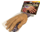 Ghastly Fake Arm Sleeve Car Trunk Gag Joke Prank Rubber Old Man Hand Zombie Prop