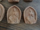 Antique Mongolian Tibetan Buddhist Miniature Clay Tsa Tsa Lots 10 Pc Green Tara