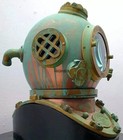 Antique Helmet With Brass Diving Divers Helmet Mark Us Navy Helmet Marine Scuba