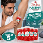 5 Pack- Old Spice High Endurance Deodorant For Men  Pure Sport Scent  3 0 Oz