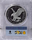2023 W  Proof Silver Eagle Pcgs Pr70 Dcam First Day Of Issue Congratulations Set