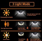 Solar Power Light 100 Leds Motion Sensor Outdoor Security  Wall Mount 2 Pack