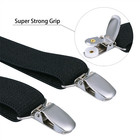 Buyless Fashion Kids Adjustable Suspenders Elastic Solid Color 1 Inch - Y Back