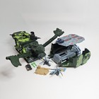 Vintage Kenner 1989 Mega Force Lot  Ram Fist  crossbolt  helicopter  bunker tank