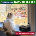 Window Hummingbird Feeder  Strong Suction Cup Hummingbird Feeder With 9