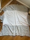 Pottery Barn Kids Linen Crib Bed Skirt Gray 16  Drop