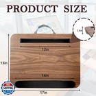 Lap Desk  Portable Laptop Desk Fits Up To 16    Laptops  With Tablet Slot  Buil