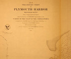 1854 Nautical Map   Chart U s  Coast Survey  Preliminary Chart - Plymouth Harbor